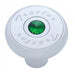 Crystal Air Valve Knob Green Tractor | United Pacific