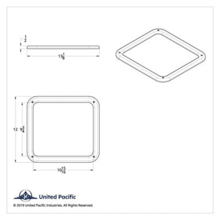 Daylight Door View Window Trim with Hardware Kenworth W900 | United Pacific