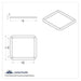 Daylight Door View Window Trim with Hardware Kenworth W900 | United Pacific