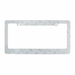 Diamond Plate License Plate Frame | Chrome Finish | Fits 6″×12″ Plates | United Pacific