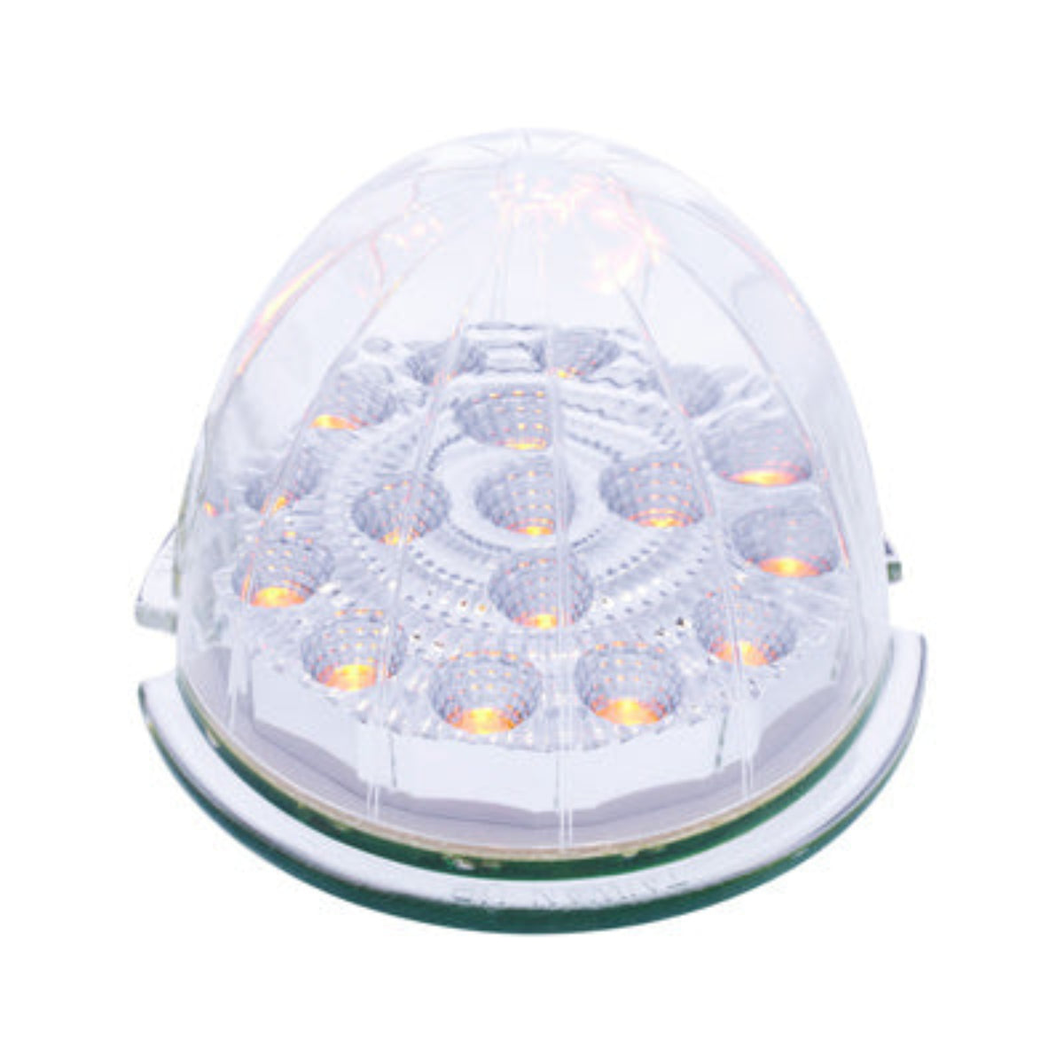Dual Function Reflector Cab Light | Amber LED Clear Lens | United Pacific