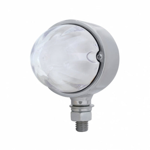 GloLight Single Face Pedestal Light | Chrome Housing 304 Stainless | United Pacific