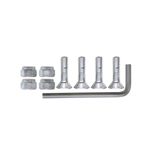  Grab Handle Mounting Hardware Kit with Chrome Screws and Nuts | United Pacific