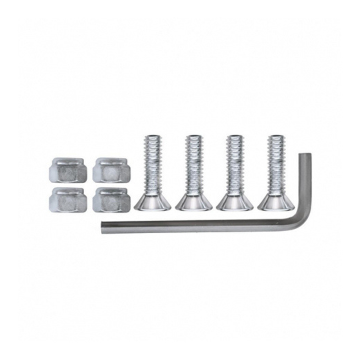  Grab Handle Mounting Hardware Kit with Chrome Screws and Nuts | United Pacific