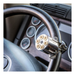 Chrome Gun Cylinder Steering Wheel Spinner | United Pacific
