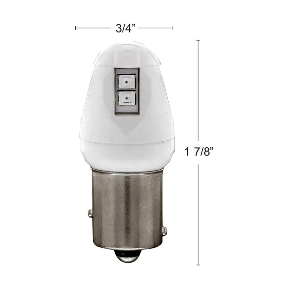 High Power 8 LED 1157 Type Bulb | Red | Color Box of 2 | United Pacific
