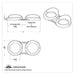 Horizontal Gauge Cluster Bezel with Visor 2 Gauge | United Pacific