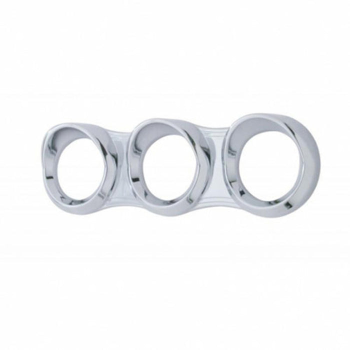 Horizontal Gauge Cluster Bezel with Visor 3 Gauge | United Pacific