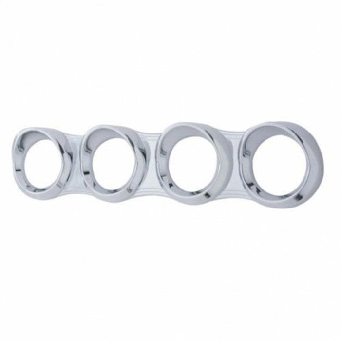 Horizontal Gauge Cluster Bezel with Visor 4 Gauge | United Pacific