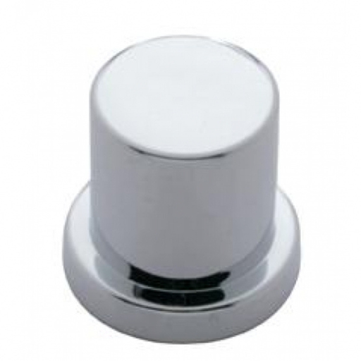 13/16" × 1-1/8" International Chrome Hulk Bolt Cover | With Flange | United Pacific