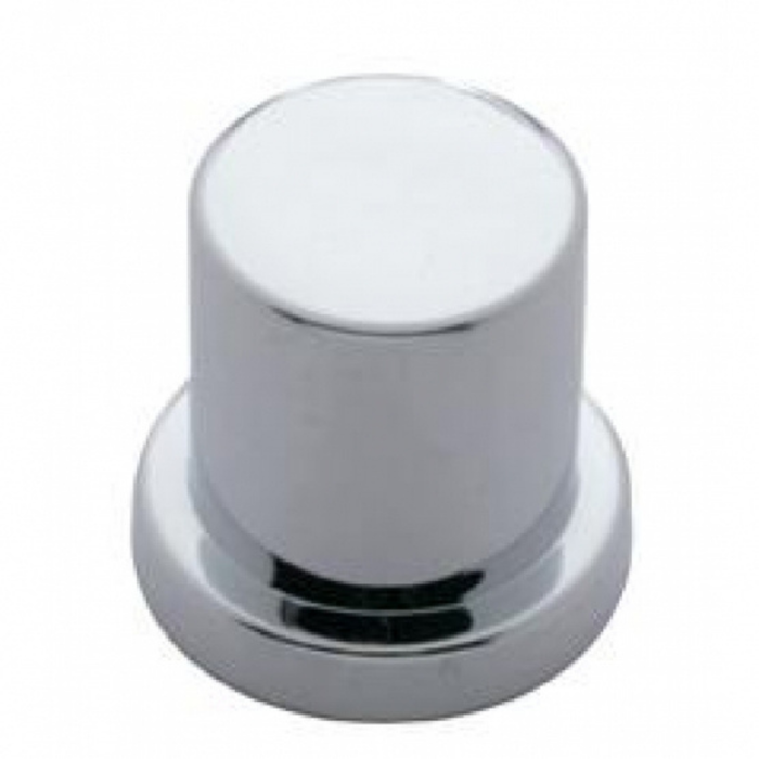 13/16" × 1-1/8" International Chrome Hulk Bolt Cover | With Flange | United Pacific