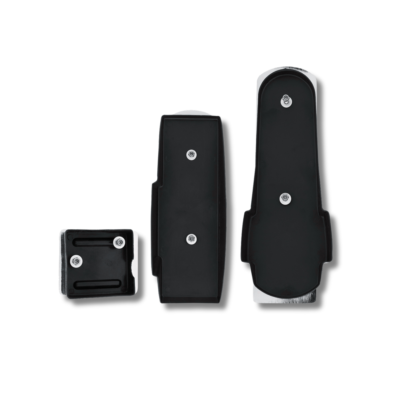 Kenworth Billet Aluminum Pedal Set | Black Rubber Inserts | United Pacific