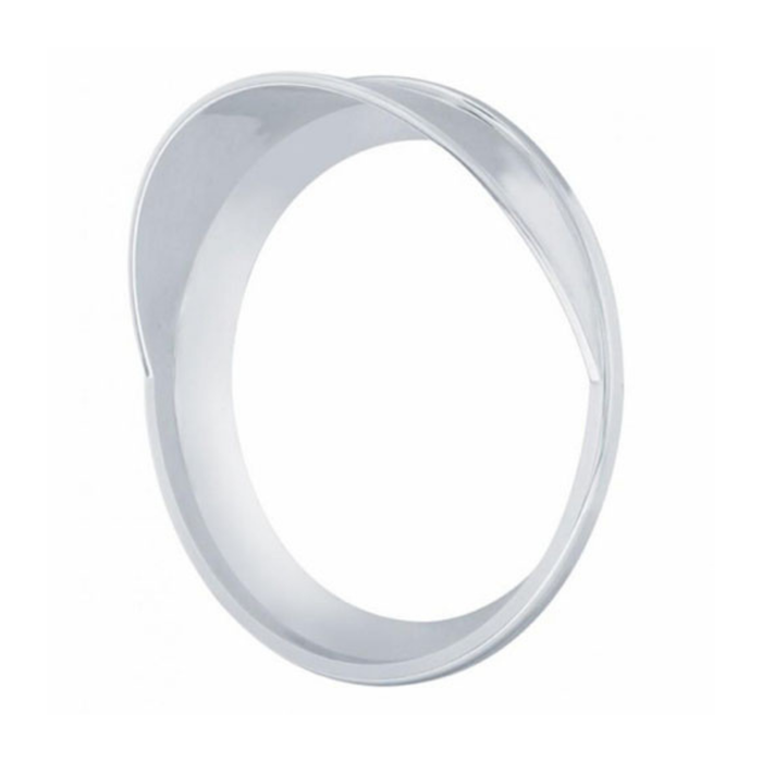 Large Gauge Bezel with Visor for Kenworth 2006+ | Chrome | United Pacific