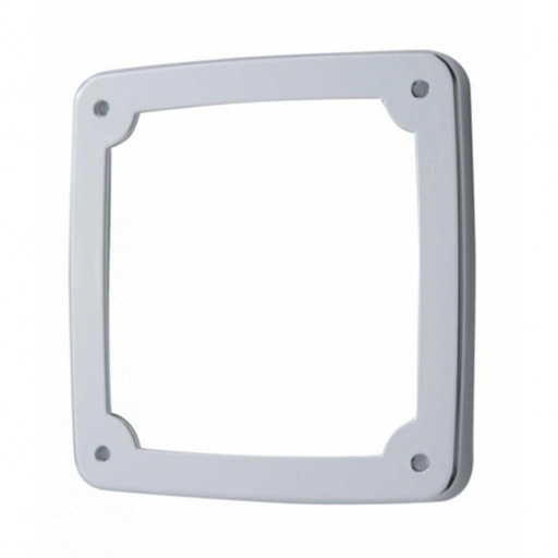 LED Square Double Face Light Bezel | Chrome Plastic | Without Visor | United Pacific