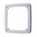 LED Square Double Face Light Bezel | Chrome Plastic | Without Visor | United Pacific