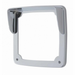 LED Square Double Face Light Bezel with Visor | Chrome Plastic | United Pacific