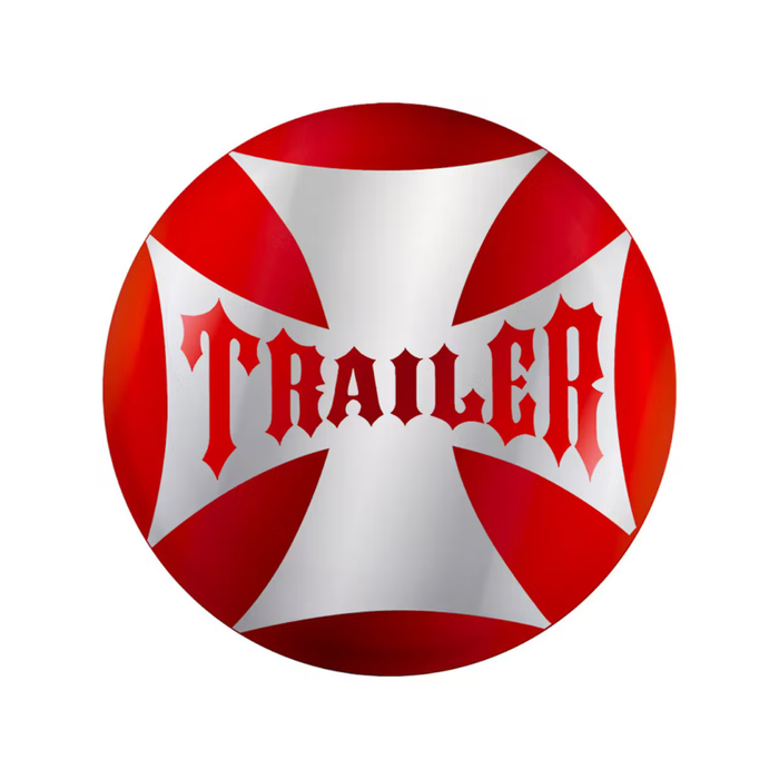 Maltese Cross Air Valve Knob Sticker | Red Trailer | United Pacific
