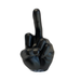 Middle Finger Hood Ornament | Matte Black | United Pacific