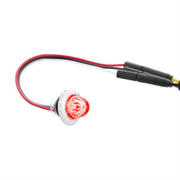 Dual Function Mini Watermelon LED Light Red Clear | United Pacific