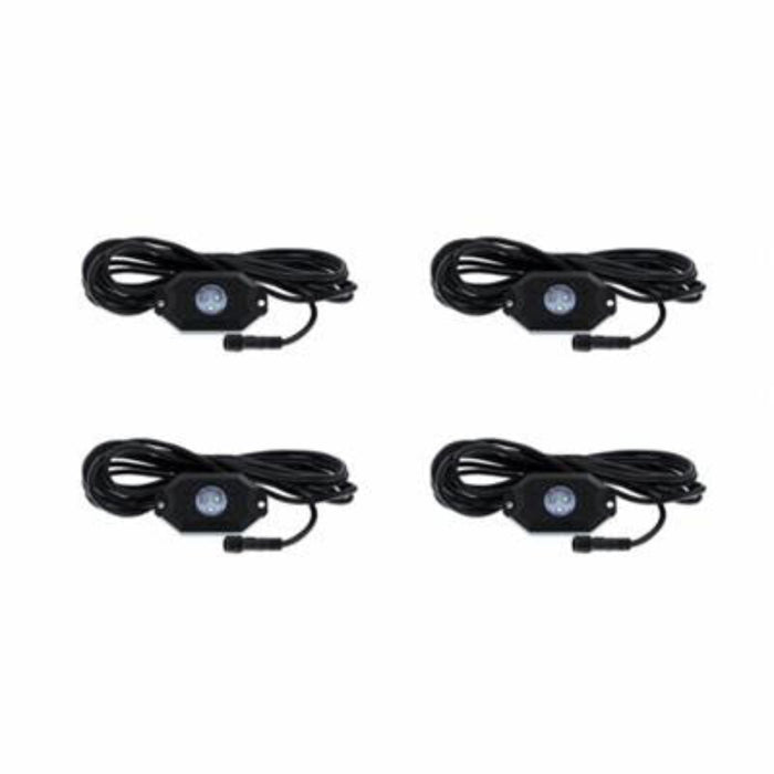 4 Piece Multi Color LED Rock Light Kit with Bluetooth Control | United Pacific