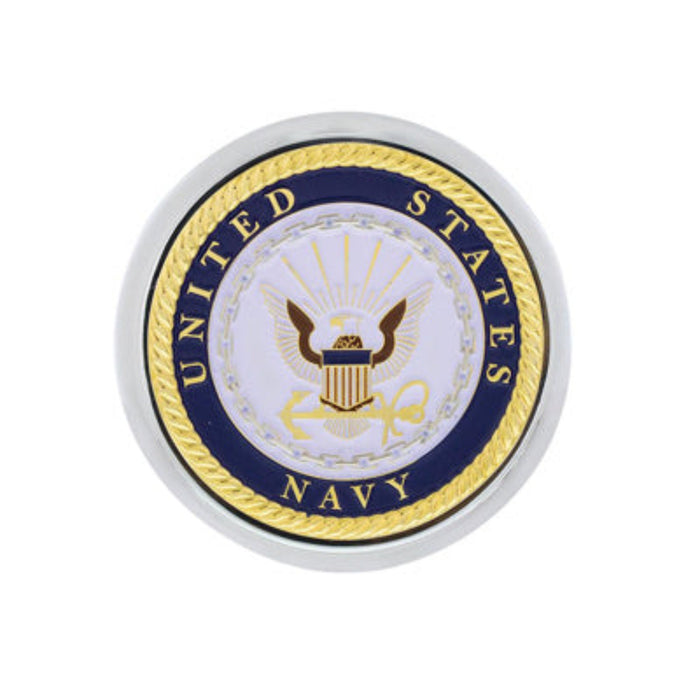 Navy Medallion Air Valve Knob | United Pacific