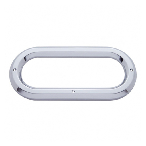 Oval Light Bezel without Visor | Chrome Plastic | United Pacific