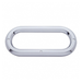 Oval Light Bezel without Visor | Chrome Plastic | United Pacific