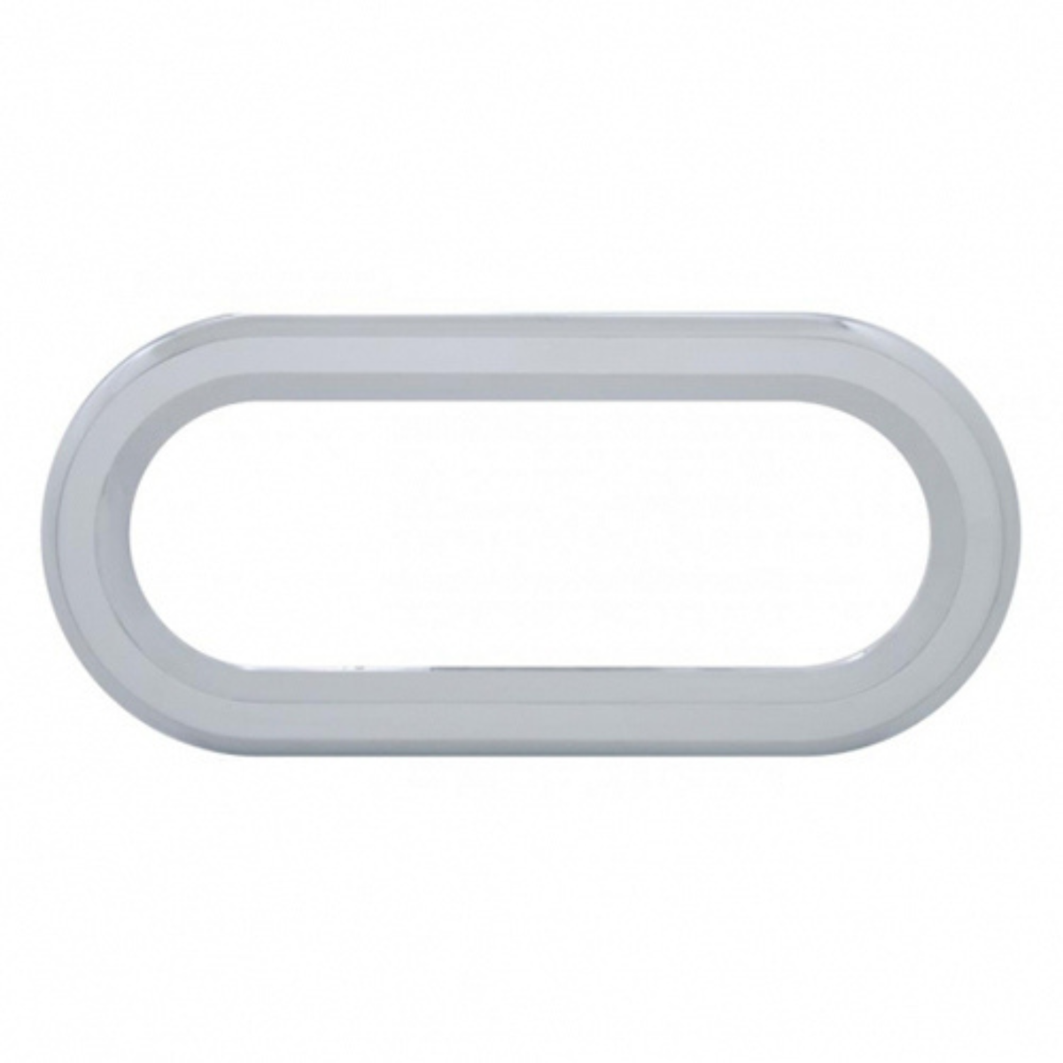 Oval Twist On Light Bezel | Chrome Plated | United Pacific