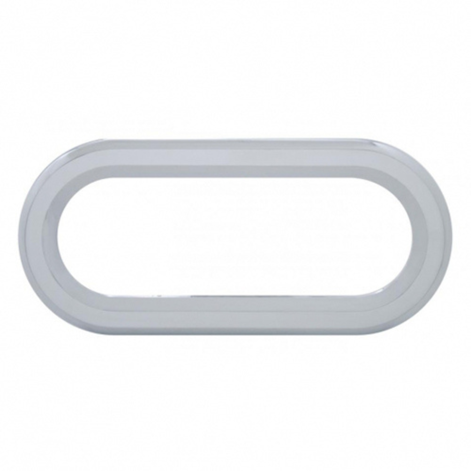 Oval Twist On Light Bezel | Chrome Plated | United Pacific