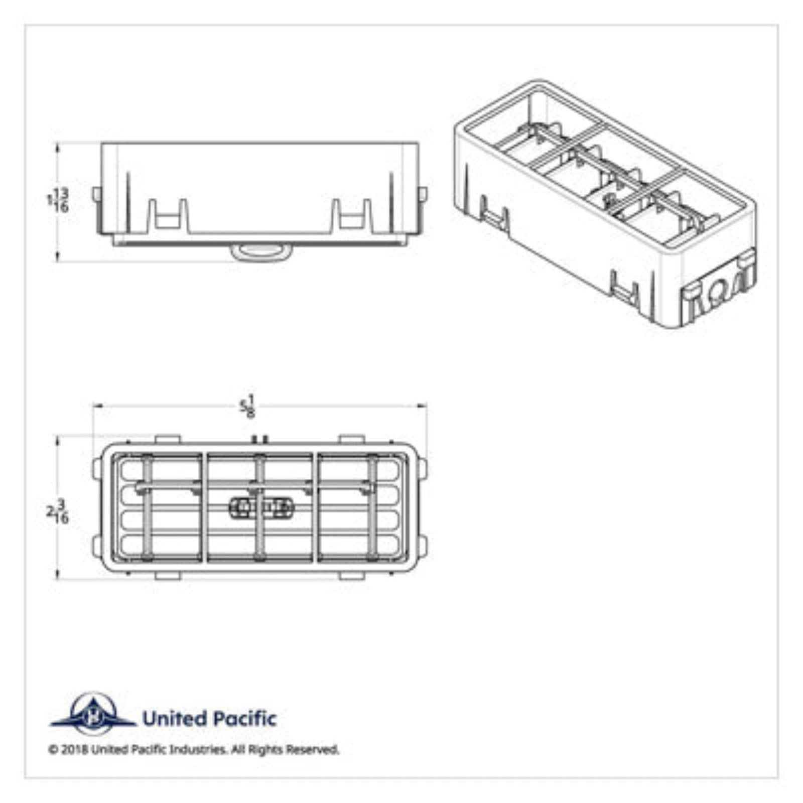 Passenger Side Chrome A/C Vent for Kenworth 2006+ | United Pacific