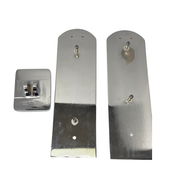 Peterbilt Pedal Set Chrome with Black Insert | United Pacific