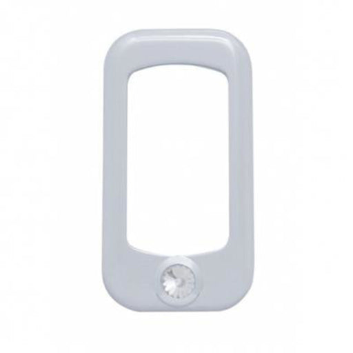 Rocker Switch Bezel White Crystal 3 Pack | United Pacific