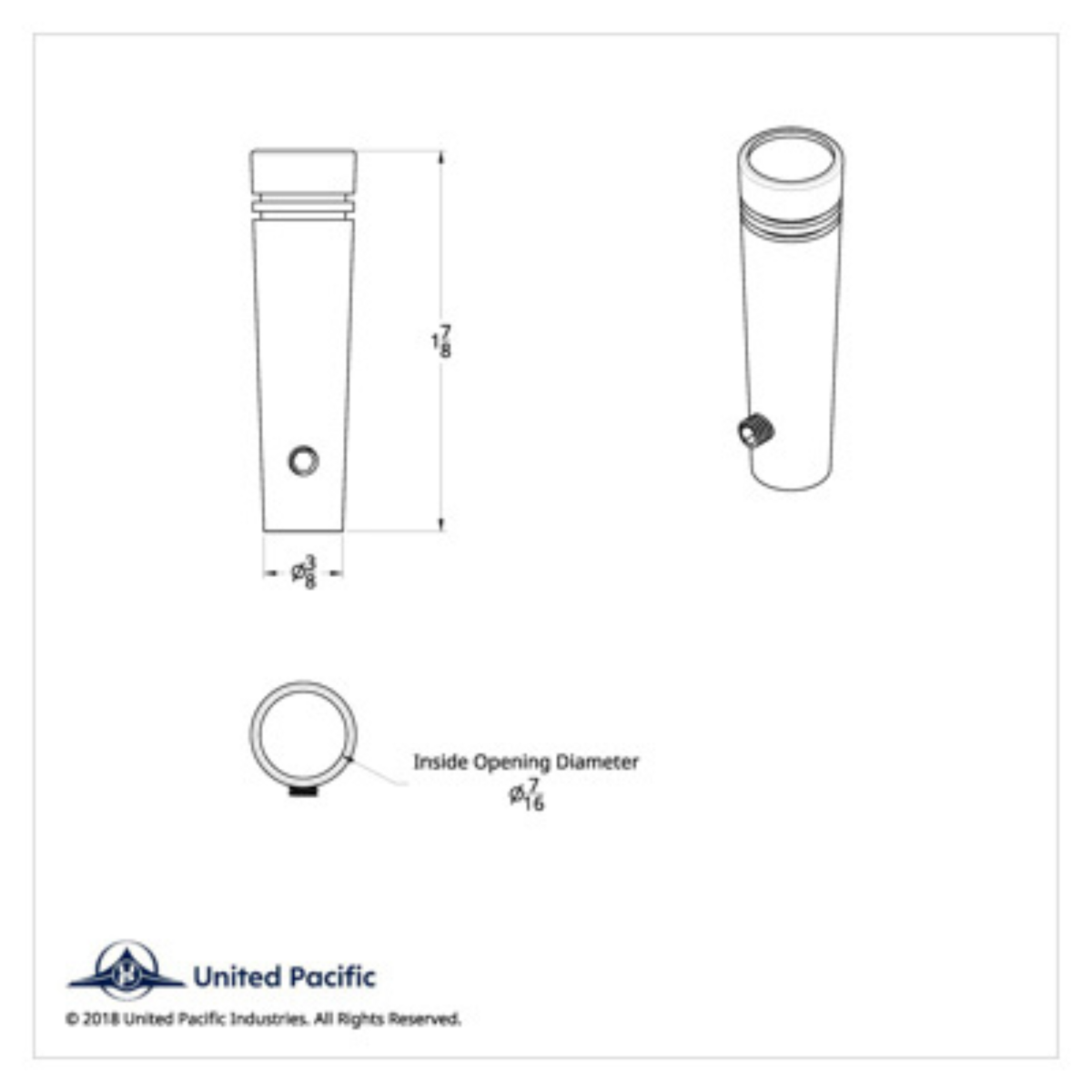 Short Toggle Switch Extension | Amber Crystal | Peterbilt Trucks | United Pacific