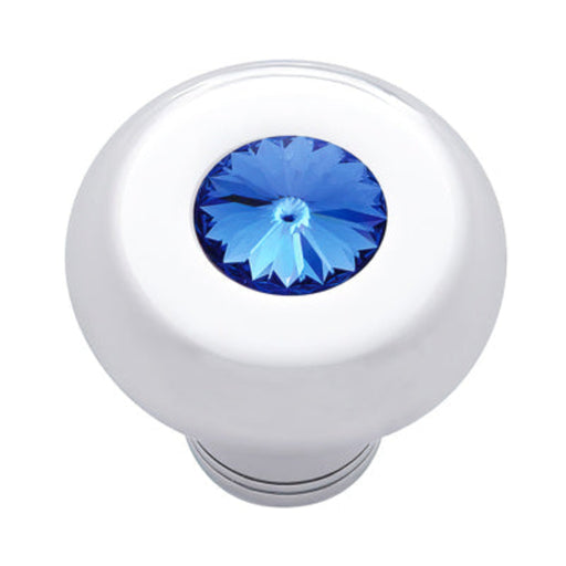 Small Deluxe Dash Knob with Blue Crystal | United Pacific