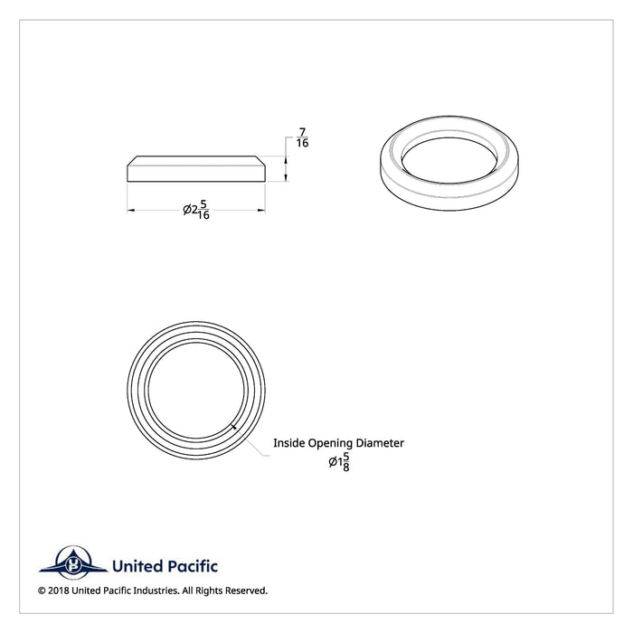 Small Gauge Bezel No Visor for Peterbilt | United Pacific