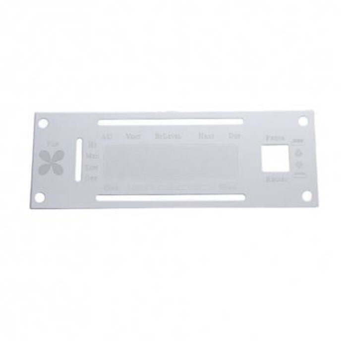 Stainless A/C Control Plate with Opening for Kenworth 2001 & Earlier | United Pacific