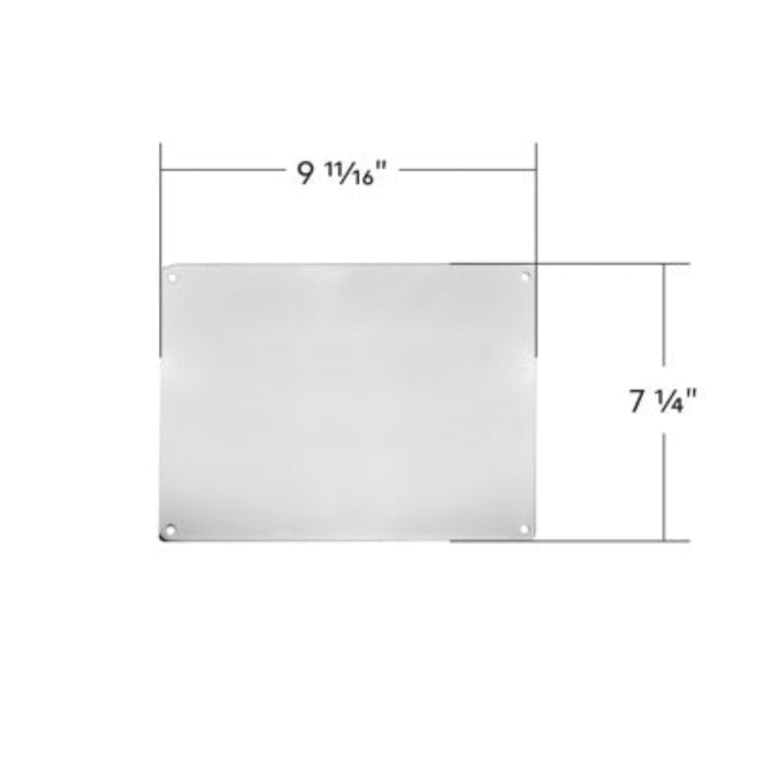 Dash Blank for Freightliner Cascadia 2018 to 2025 | Stainless Steel | United Pacific