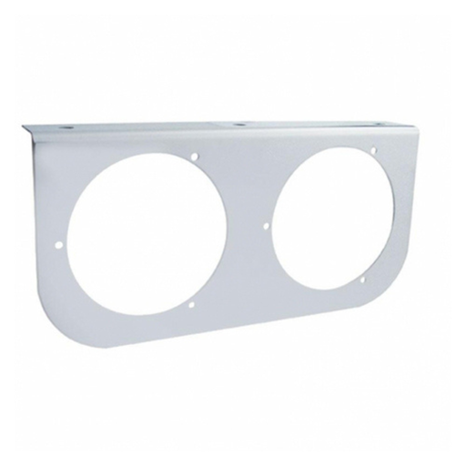 Stainless Light Bracket | Double 4" Light Cutouts | United Pacific