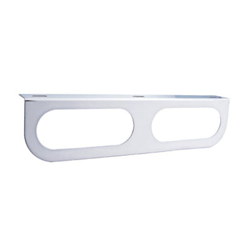 Stainless Light Bracket | Double 6" Oval Light Cutouts | United Pacific