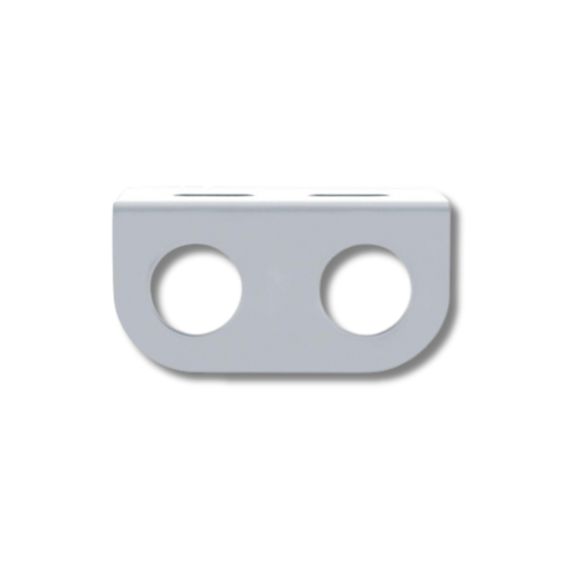 Stainless Steel Mini Light Bracket 2 Hole 13/16 Inch | United Pacific