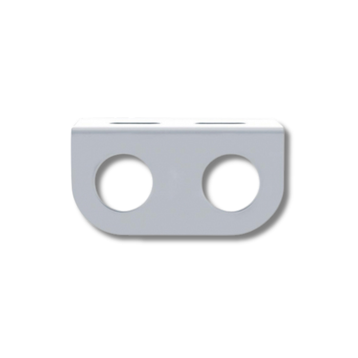 Stainless Steel Mini Light Bracket 2 Hole 13/16 Inch | United Pacific