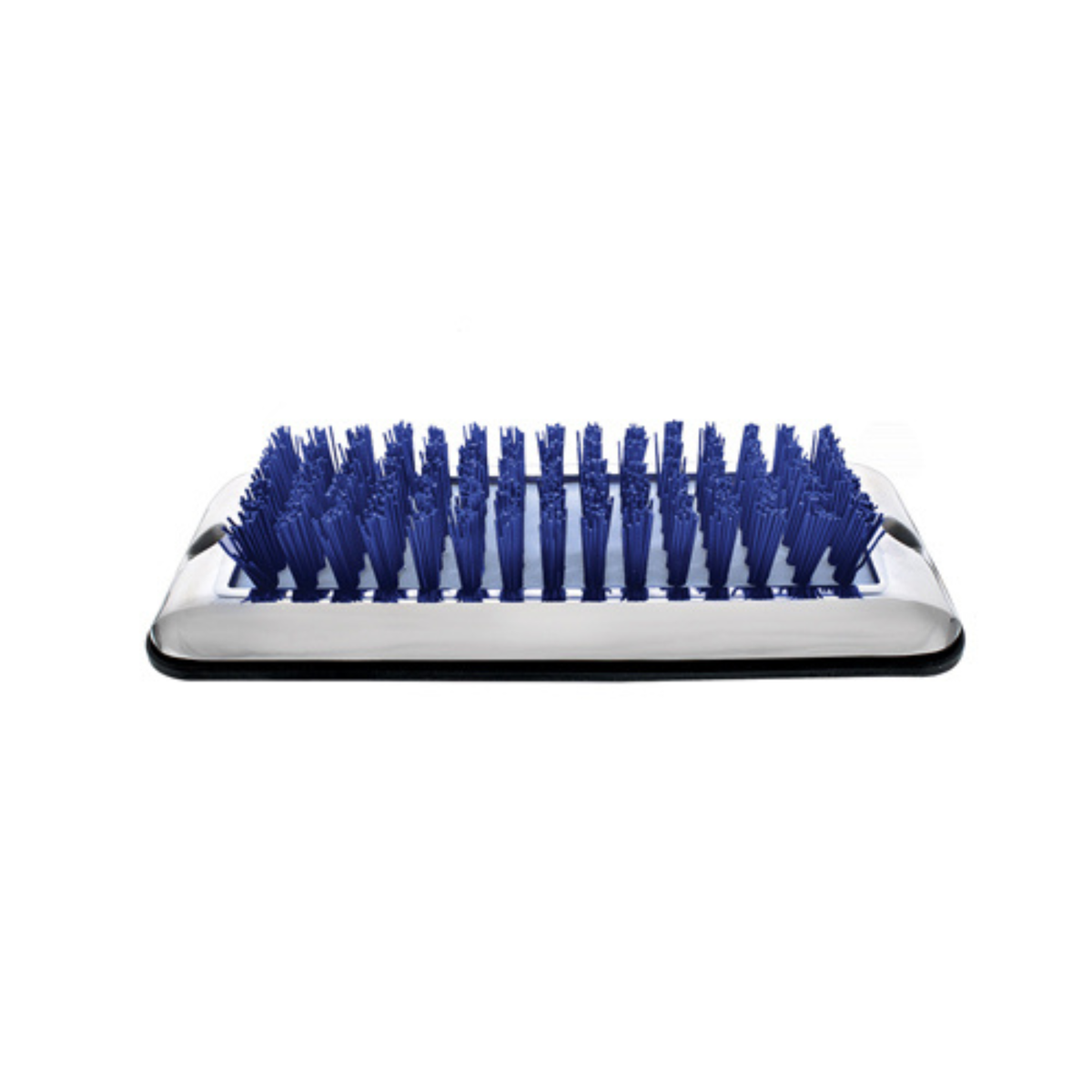 Shoe &amp; Boot Scraper With Nylon Brush | Blue | Stainless | United Pacific