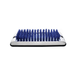 Shoe & Boot Scraper With Nylon Brush | Blue | Stainless | United Pacific