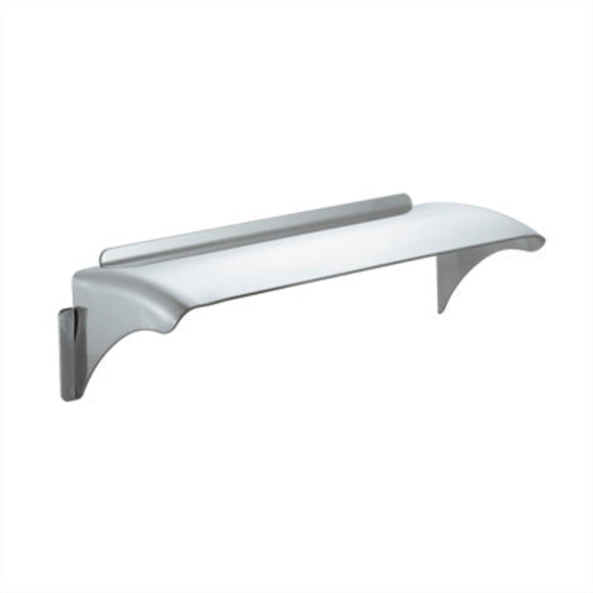 Stainless Steel Curved Visor for Rectangular Headlight | 4″ × 6″ Fit | United Pacific