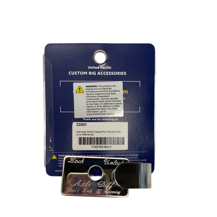 Stainless Switch Guard for Peterbilt 379 Axle Differential | United Pacific