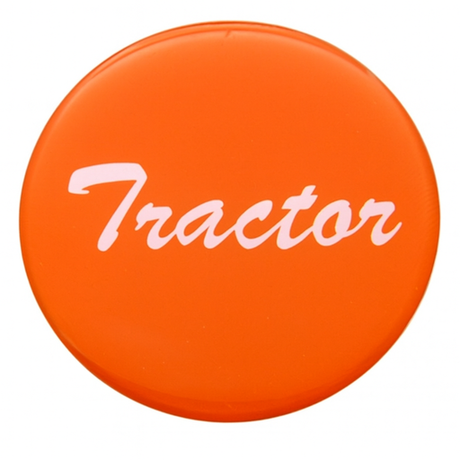 Tractor Glossy Air Valve Knob Sticker | Amber | United Pacific