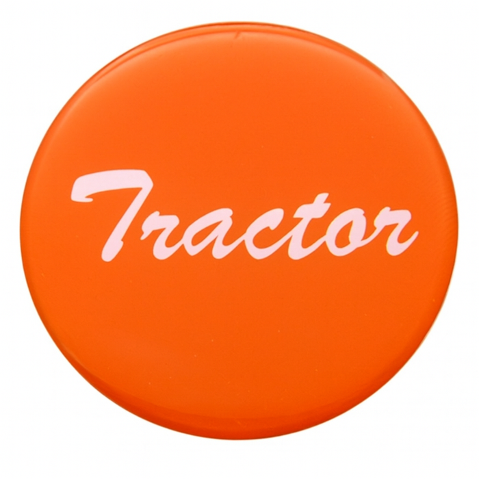 Tractor Glossy Air Valve Knob Sticker | Amber | United Pacific