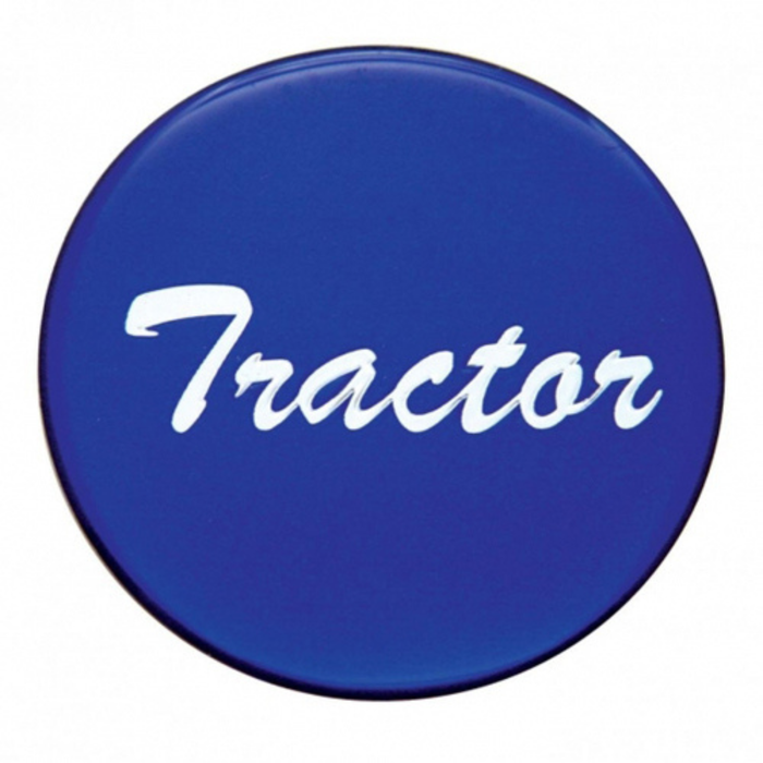Tractor Glossy Air Valve Knob Sticker | Blue | United Pacific
