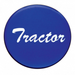 Tractor Glossy Air Valve Knob Sticker | Blue | United Pacific
