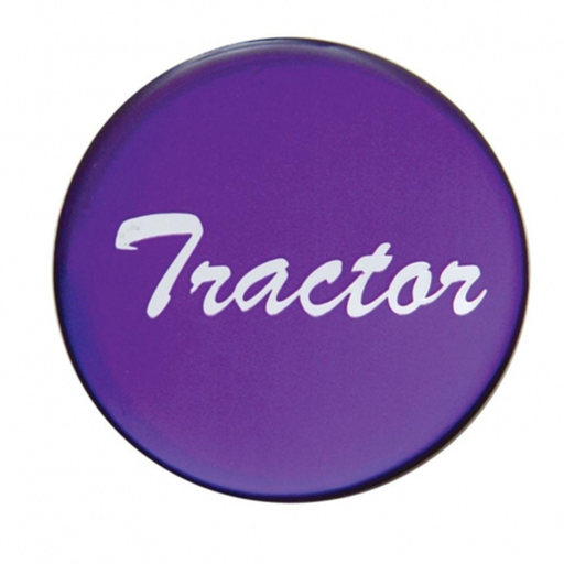 Tractor Glossy Air Valve Knob Sticker | Purple | United Pacific